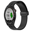 Miniatyrbild 1 av 5: För Garmin Approach S40 20 mm enfärgad magnetiskt lås i watch Black