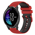 Miniatyrbild 1 av 5: För Garmin Venu 20 mm rutigt watch i två färger i silikon Red-Black