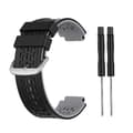 Garmin Approach S2 / S4:lle, kaksivärinen watch Black Grey
