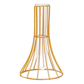 Miniatyrbild 1 av 4: Nordisk enkel växtvas geometrisk glas provrör metallhållare modern heminredning Gold B