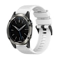 Pikkukuva 1 / 5: Garmin Quatix 5 Sapphire 22mm vaakasuora rakenne silikoni watch ranneke irrotustyökalulla White