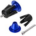 Miniatyrbilde 2 av 4: Sykkelstyre End Plugs - Aluminium Bar End Caps (2 Par)