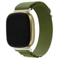 För Fitbit Versa 3 / Sense Universal Loop Nylon Watch Band Green