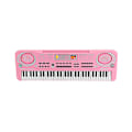 Miniatyrbillede 1 af 5: 61 tangenter Elektronisk Orgel Usb Digital Keyboard Klaver Musikinstrument Børnelegetøj med mikrofon Pink