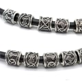 Miniatyrbilde 4 av 5: 24 stk Viking Rune Beards West Coast Paracord Hårskjegg For Gjør-det-selv Smykker Makin