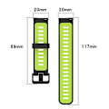 Pikkukuva 5 / 5: Garmin Forerunner 158 20 mm pystykuvioiselle kaksiväriselle watch Olive Green - Black