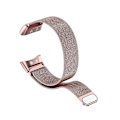 Miniatyrbillede 4 af 5: Til Garmin Forerunner 45 / 45s / Swim 2 Milanese erstatningsarmbåndsurrem Rose Pink
