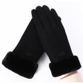 Miniatyrbilde 1 av 5: Vinter Touch Screen Hansker Dame Vinterhansker Varme votter Black