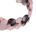 Miniatyrbilde 3 av 5: For Fitbit Versa 3 / Sense Universal Rhombus Resin Watch Band Tortoise Stone Flower