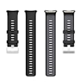 Miniatyrbillede 2 af 5: Til Polar Vantage V2 tofarvet silikoneurrem Black Grey