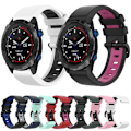Miniatyrbilde 3 av 5: For Garmin Descent Mk2i 26 mm silikon sportsklokkerem i to farger Black-Blue