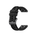 Miniatyrbillede 1 af 2: Rem til Garmin Fenix 3 26Mm Silikone Sport Rent Farve Urrem Sort