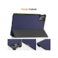Miniatyrbillede 3 af 3: Etui til Lenovo Tab P11 Tb J606f/pad Plus J607f 11 Tredobbelt Foldbart Dvale Anti Fald (Blå)