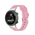 Pikkukuva 5 / 5: Garmin Forerunner 45 / 45s / Swim 2 Universal Nylon Canvas watch Pink