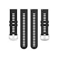 Miniatyrbilde 3 av 4: Rem for Garmin Forerunner255 22mm Svart Kryssstruktur Silikonurrem