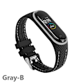 Pikkukuva 1 / 5: Silikonihihna Xiaomi Mi Band 6 7 5 3 4 Lisävarusteet Urheilurannekkeen Vaihtovyö Correa Ranneke Mi Band 7 6 Nfc Ranneke Gray-B Mi band 3 4