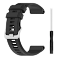 Miniatyrbillede 3 af 5: Til Garmin Descent G1 / Forerunner 745/945/935 / Approach S62 Solid Color Silicone Watch VDCC Black