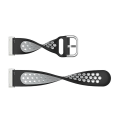 Miniatyrbillede 5 af 5: Til Fitbit Versa 4 / Sense 2 Dual Color Silikone urbånd Olive Green Black