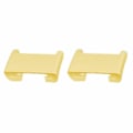 Miniatyrbillede 1 af 3: 1 par til Xiaomi Redmi Watch 2/Watch 2 Lite forbindelsesadapter 18mm legering urrem-stik Gold