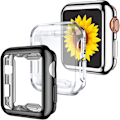 Pikkukuva 1 / 5: 3 kpl yhteensopiva Apple Watch -kotelo 42 mm, pehmeä HD korkea herkkyys A
