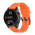 Miniatyrbilde 1 av 4: For Garmin Fenix ​​7x hurtigutløsende silikonklokkerem Orange