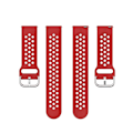Miniatyrbillede 4 af 5: 23 mm til Fitbit Blaze / Fitbit Versa 2 Universal Sport Silikone Urbånd Red
