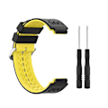 Pikkukuva 3 / 5: Garmin Approach S2 / S4:lle, kaksivärinen watch Black Yellow
