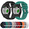 Miniatyrbild 3 av 5: För Garmin Approach S40 20mm enfärgad mjukt watch Red