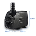 Miniatyrbillede 5 af 5: Dykpumpe, springvandspumpe med 4 sugekopper, 3 dyser EU Plug  45W