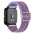 Miniatyrbillede 1 af 5: 20 mm/22 mm bånd til Amazfit Gts 4//2/2e/3/gts2 Mini/gtr 4/3/pro/gtr2/47 mm/stratos Nylon elastisk urarmbånd Amazfit bipstrop Lilac 20mm