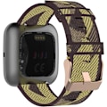 Miniatyrbild 4 av 5: Passar Fitbit Versa 2 klocka Kvinnor Män, Vävd Nylon Snabb