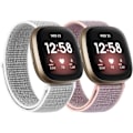 Miniatyrbilde 1 av 5: 2 Remmer til Fitbit Versa 3 - Myke Justerbare Erstatningsarmbånd