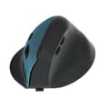 Trådlös 2.4G ergonomisk vertikal mus för kontor, gaming blå