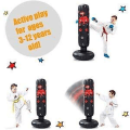 Miniatyrbilde 3 av 4: 120 cm bokseball, oppblåsbar boksesekk for barn, Instant Rebound Fitness Punching