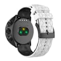 Miniatyrbilde 5 av 5: For Suunto 9 tofarget silikonklokkerem White Black