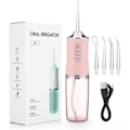 Miniatyrbilde 1 av 5: Oral IrrigatorWater Jet Floss 4 Jet Tip 220Ml 3 Modes Pink