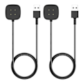 Miniatyrbillede 1 af 5: Oplader til Fitbit Sense/Sense 2/Versa 3/Versa 4, USB-opladerkabel (3,3ft/1m) (2)