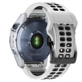 Pikkukuva 5 / 5: Garmin Fenix ​​7 26 mm:n kaksiriviselle reiälle Kaksivärinen watch White Black