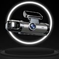 Miniatyrbillede 2 af 5: Camrea Bilkamera Optager 1080P Dual-Kamera Bil DVR med Front- & Indvendig Visning Loop Optagelse 3.16\" IPS Skærm
