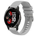 Miniatyrbillede 1 af 5: Til Garmin Venu 2 Plus 20 mm Wavy Dot Pattern Solid Color Silicone Watch Band Grey