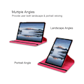 Miniatyrbillede 3 af 3: Læder Etui til Samsung Galaxy Tab S4 10.5 (sm T830/t835)