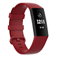 Miniatyrbild 1 av 5: Färgspänne Tpu Watch för Fitbit Charge 4 / Charge 3 Se Red