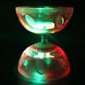 Miniatyrbild 2 av 5: Diabolo- set (4 färger 2 storlekar) trippelkullager Clutch Matchande färgade fiberhandstickor, Diablo-sträng och väska Red large