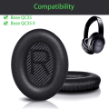 Miniatyrbilde 2 av 4: Øreputer Erstatning av puter for Bose Quietcomfort 35 / Qc35 Ii Black