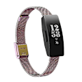 Miniatyrbillede 1 af 5: Til Fitbit Inspire / Inspire Hr / Ace 2 Double Insurance Buckle Milanese Watch Band Colorful