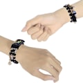 Miniatyrbild 3 av 4: För Fitbit Charge 5 Round Bead Chain Watch Band Black