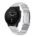 Miniatyrbilde 1 av 5: For Garmin Forerunner 955 22mm Tortoise Shell rustfritt stål klokkebånd Sliver