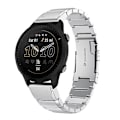 Miniatyrbillede 1 af 5: Til Garmin Forerunner 955 22mm Tortoise Shell rustfrit stål urbånd Sliver