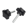 Miniatyrbilde 3 av 5: 10 stk M6/m8 håndskrue femstjerners formet hodegjengeklemmeskruer Boltknott 6*16mm