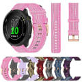 Miniatyrbilde 4 av 5: For Garmin Forerunner 55 20mm Nylon Vevd Klokkereim UEK Yellow